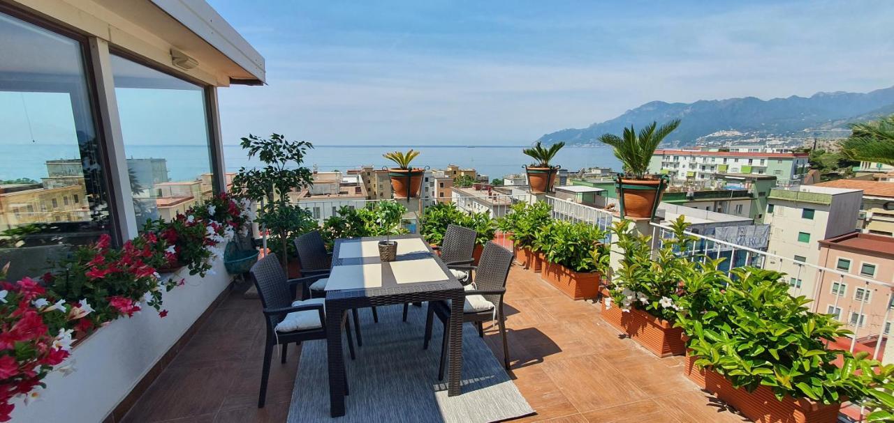 Amalfi Coast View Villa Salerno Exteriör bild
